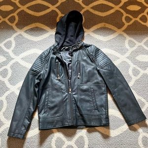 Hardly worn Boys Large 14/16 Leather Jacket